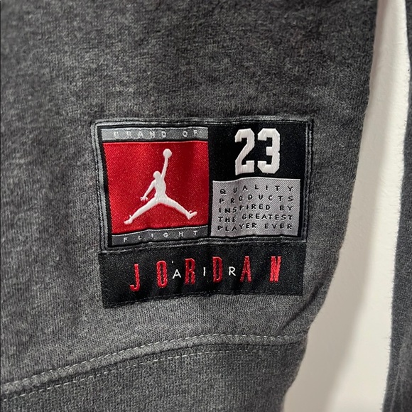 Jordan Gray and Red Athletic Sweater NWOT - Picture 2 of 4